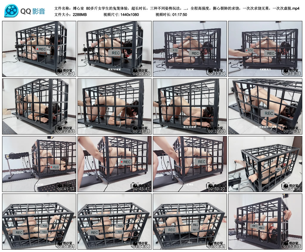 缚心室 80多斤女学生的兔笼体验，超长时长，三种不同姿势玩法，自动挡自己动，全…-逍遥自在